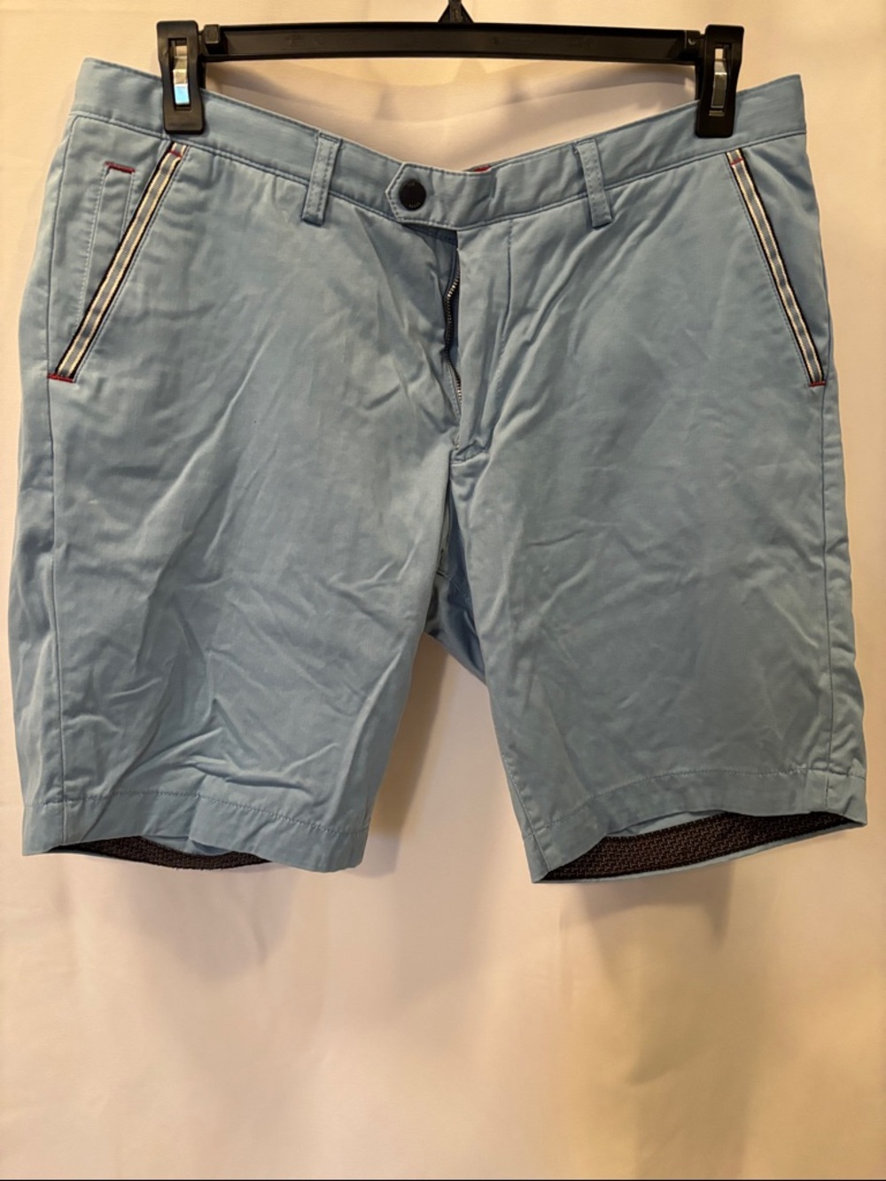 Ted Baker Light Blue Shorts with Pockets - size 38R